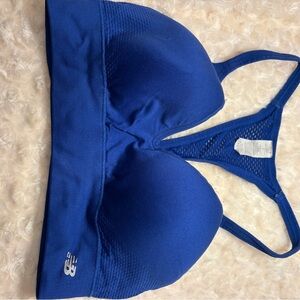 New Balance Vibrant Blue Sports Bra